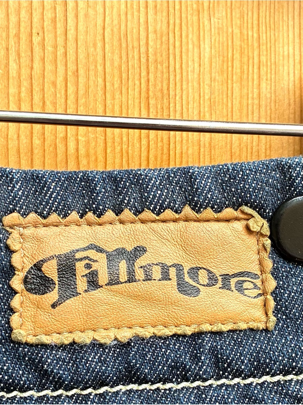 Fillmore Vintage Denim Capris Wide Leg Culottes Sz 26 - Picture 4 of 7